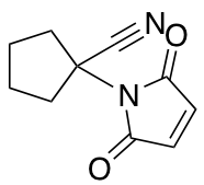 1-(2,5-dioxo-2,5-dihydro-1H-pyrrol-1-yl)cyclopentane-1-carbonitrile
