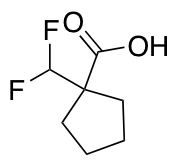 1-(difluoromethyl)cyclopentane-1-carboxylic acid