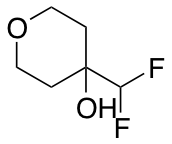 4-(difluoromethyl)oxan-4-ol