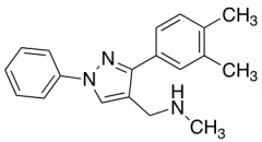 {[3-(3,4-Dimethylphenyl)-1-phenyl-1H-pyrazol-4-yl]methyl}(methyl)amine