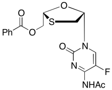 4&rsquo;-epi-Emtricitabine 4-Acetamide 5&rsquo;-O-Benzoyl