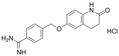 4-{[(2-oxo-1,2,3,4-tetrahydroquinolin-6-yl)oxy]methyl}benzene-1-carboximidamide hydrochlor