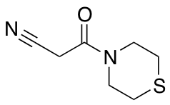 3-oxo-3-(thiomorpholin-4-yl)propanenitrile