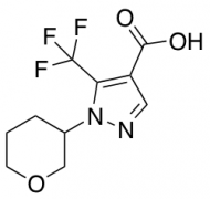 1-(Oxan-3-yl)-5-(trifluoromethyl)-1H-pyrazole-4-carboxylic Acid