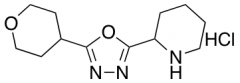 2-[5-(Oxan-4-yl)-1,3,4-oxadiazol-2-yl]piperidine Hydrochloride