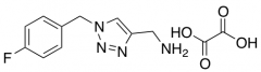 {1-[(4-Fluorophenyl)methyl]-1H-1,2,3-triazol-4-yl}methanamine Oxalic Acid
