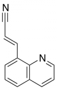 3-(quinolin-8-yl)prop-2-enenitrile