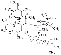 Erythromycin 4''-O-TES 10-Imino-N-hydroxyl
