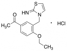1-{4-Ethoxy-3-[(2-imino-2,3-dihydro-1,3-thiazol-3-yl)methyl]phenyl}ethan-1-one Hydrochlori