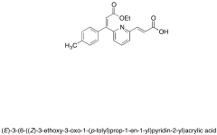 (E)-3-(6-((Z)-3-Ethoxy-3-oxo-1-(p-tolyl)prop-1-en-1-yl)pyridin-2-yl)acrylic Acid