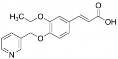 3-[3-Ethoxy-4-(pyridin-3-ylmethoxy)phenyl]prop-2-enoic Acid