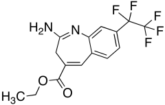 Ethyl 2-​Amino-​8-​(perfluoroethyl)​-​3H-​benzo[b]​azepine-​4-​carboxylat