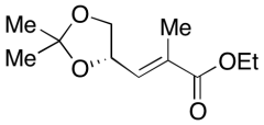 Ethyl (2E,4S)-4,5-Isopropylidenedioxy-2-methylpent-2-enoate