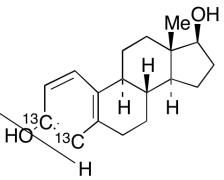 17&beta;-Estradiol-13C2