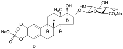 Estriol-d3 3-O-Sulfate 16-O-&beta;-D-Glucuronide Sodium Salt