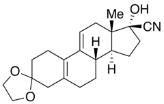 (17&alpha;)-3,3-[1,2-Ethanediylbis(oxy)]-17-hydroxyestra-5(10),9(11)-diene-17-carbonit