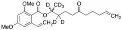 rac 2-Ethenyl-4,6-dimethoxy-benzoic Acid 1-Methyl-5-oxo-9-decen-1-yl Ester-d6