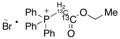 (Ethoxycarbonylmethyl)triphenylphosphonium-13C2 Bromide