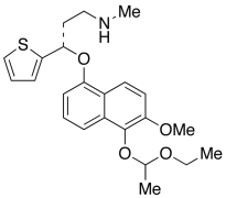 5-(2-Ethoxy)ethoxy-6-methoxy Duloxetine