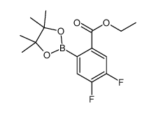 2-(Ethoxycarbonyl)-4,5-difluorophenylboronic acid pinacol ester