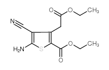 Ethyl 5-amino-4-cyano-3-(2-ethoxy-2-oxoethyl)thiophene-2-carboxylate