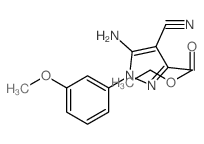 Ethyl 5-Amino-4-cyano-1-(3-methoxyphenyl)pyrazole-3-carboxylate