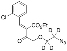 Ethyl (2-Azidoethoxy)aceto-2-(2-chlorophenylmethlene)acetate-d4
