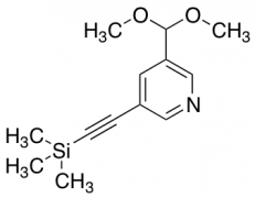 3-Dimethoxymethyl-5-trimethylsilanylethynyl-pyridine