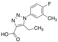5-Ethyl-1-(4-fluoro-3-methylphenyl)-1H-1,2,3-triazole-4-carboxylic Acid