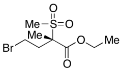 (2S)-Ethyl 4-bromo-2-methyl-2-(methylsulfonyl)butanoate