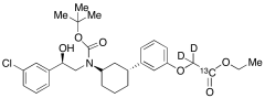 Ethyl 2-(3-((1R,3S)-3-((tert-Butoxycarbonyl)((R)-2-(3-chlorophenyl)-2-hydroxyethyl)amino)c