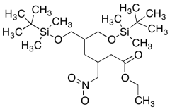 Ethyl 6-((tert-Butyldimethylsilyl)oxy)-5-(((tert-butyldimethylsilyl)oxy)methyl)-3-(nitrome