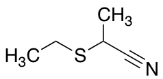 2-(ethylsulfanyl)propanenitrile