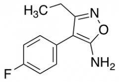 3-ethyl-4-(4-fluorophenyl)isoxazol-5-amine