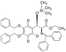 (&beta;S)-rel-Ethyl N-(Diphenylmethylene)-3-(phenylmethoxy)-O-(phenylmethyl)-&beta