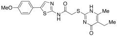 2-[(5-Ethyl-1,6-dihydro-4-methyl-6-oxo-2-pyrimidinyl)thio]-N-[4-(4-methoxyphenyl)-2-thiazo