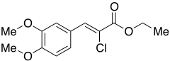 Ethyl Ester-2-​chloro-​3-​(3,​4-​dimethoxyphenyl)​-​2-​propenoic Acid