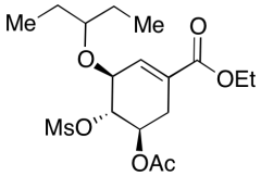 (3S,4S,5R)-Ethyl 5-Acetoxy-4-((methylsulfonyl)oxy)-3-(pentan-3-yloxy)cyclohex-1-enecarboxy