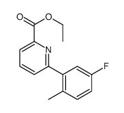 Ethyl 6-(5-fluoro-2-methylphenyl)picolinate