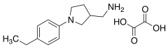 1-[1-(4-Ethylphenyl)pyrrolidin-3-yl]methanamine Oxalate