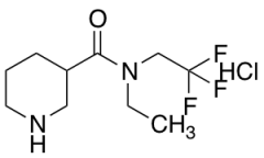 N-ethyl-N-(2,2,2-trifluoroethyl)piperidine-3-carboxamide hydrochloride