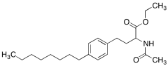 Ethyl 2-Acetamido-4-(4-octylphenyl)butanoate