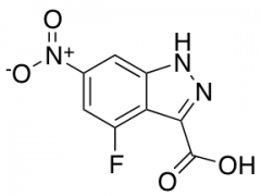 4-Fluoro-6-nitro-3-(1H)indazole carboxylic Acid