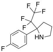 2-(4-Fluorophenyl)-2-(1,1,2,2,2-Pentafluoroethyl)Pyrrolidine