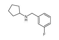 N-[(3-Fluorophenyl)methyl]cyclopentanamine