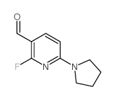 2-Fluoro-6-(pyrrolidin-1-yl)nicotinaldehyde