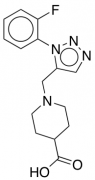 1-{[1-(2-fluorophenyl)-1H-1,2,3-triazol-5-yl]methyl}piperidine-4-carboxylic acid