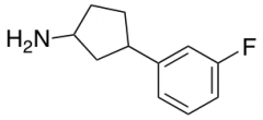 3-(3-fluorophenyl)cyclopentan-1-amine