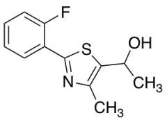 1-[2-(2-fluorophenyl)-4-methyl-1,3-thiazol-5-yl]ethan-1-ol