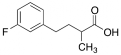 4-(3-fluorophenyl)-2-methylbutanoic acid
